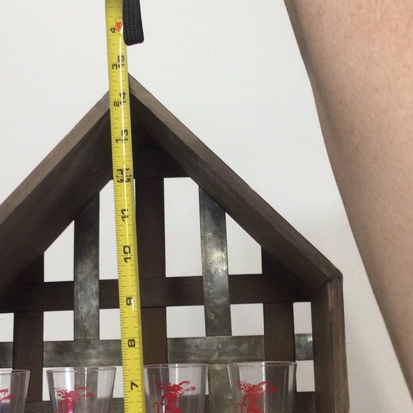 FireBall Bar Shelf With Shot Glasses - Picture 6 of 16